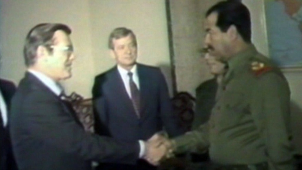 Did saddam hussein ever visit the united states?